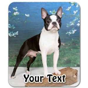 Boston Terrier Personalized Mouse Pad
