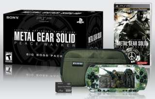 Metal Gear Solid Peace Walker Big Boss Bundle Camo PSP 083717260561 