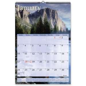  Visual Organizer Scenic Monthly Wall Calendar Office 
