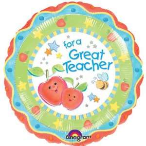  Anagram Balloon Mylar/foil 18/45cm for a Great Teacher 