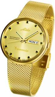New MIDO COMMANDER MENS WATCH GOLD COLOR M842932213  