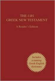 UBS Greek, New Testament, A Readers Edition, (1598563572), Barbara 