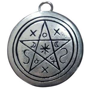  Pentacle of Shadows Pendant for Contact with Earth 