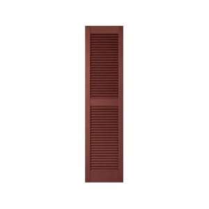  Mid America 12 x 59 Burgundy Red L2 Louvered Vinyl 