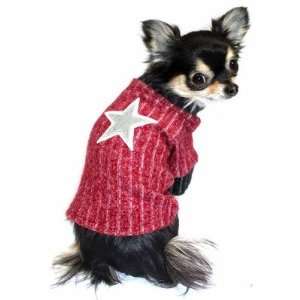  Hip Doggie HD 7SSTT Scarlet Star Dog Turtleneck Size 