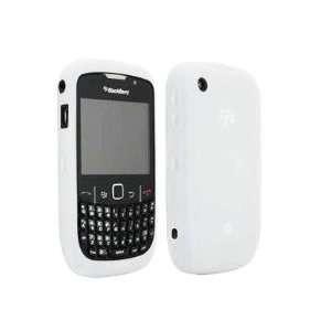 White High Quality Soft Silicone For Blackberry Curve 2 8520 8530 Case 