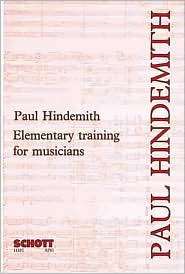   Musicians, (0901938165), Paul Hindemith, Textbooks   