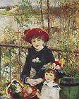 Pierre Auguste Renoir On the Terrace Open Edition 18x23