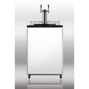 SBC490FRTWIN 24 Freestanding Full Keg Beer Dispenser with Automatic 