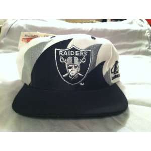  Los Angeles Raiders Vintage Double Sharktooth Snapback Hat 