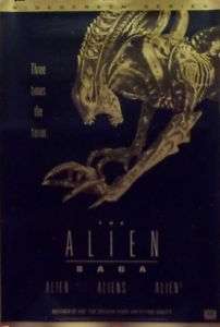 The Alien Saga 27x40 Org Video Movie Poster 1997  