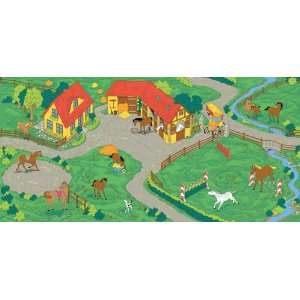  Play Carpet   Horse Stable Toys & Games