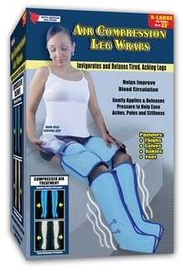 Extra Large Air Compression Leg Wraps  