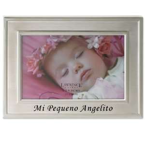   Silver Plated Metal Picture Frame Mi Pequeno Angelito
