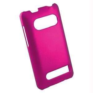    RPI Rubberized Hot Pink Snap on Cover for HTC EVO 4G