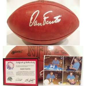  Dan Fouts Signed Wilson NFL Game Football Sports 