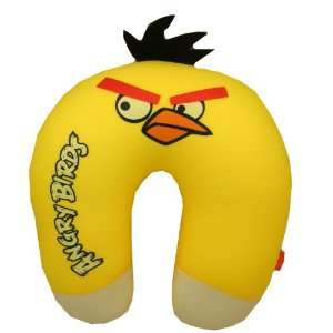  Angry Birds Head Neck Pillow Cushion   Yellow Automotive