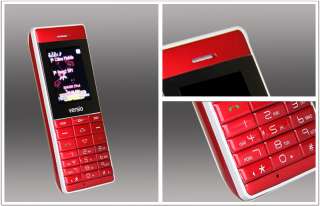 Versio B100 Quadband Red Dual Sim FM Bar T Mobile GSM 2G World Phone 