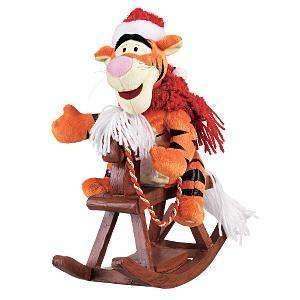 Disney Animated Christmas Tigger On A Rocking Horse