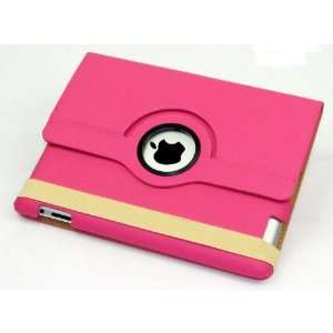  Sanlise(TM) iPad 2 Smart Cover Magnetic Leather Rotating 