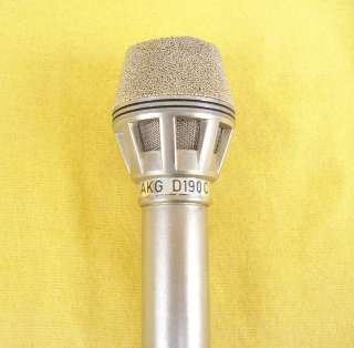 AKG D190 D190c Vintage Allround Mic perfect for drums or electric 