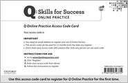 Skills for Success Student Access Code Card (sold separately 