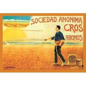  Vintage Art Sociedad Anonima Cros Abonos   01134 3