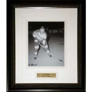 Vic Hadfield NY Rangers Vintage B&W Framed Photograph   Framed NHL 