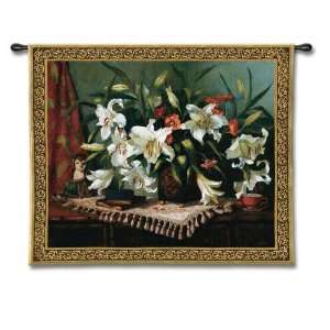  Tropical Lilies Wall Hanging   53 x 43