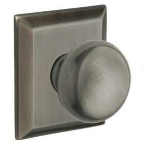   Classic Classic Privacy Door Knob Set with a 3 Square Home