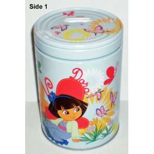  Dora the Explorer Butterflies Round Tin Bank Everything 