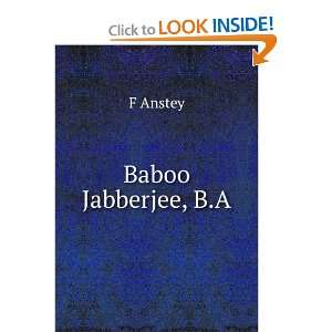  Baboo Jabberjee F Anstey Books