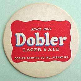 DOBLER LAGER & ALE, Beer Coaster, Albany, NEW YORK  