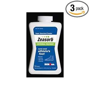 Zeasorb Anti Fungal  Antifungal Powder Super Absorbent 2.5 oz (Pack of 