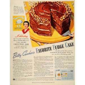  1936 Ad Gold Medal Flour General Mills Cake Recipe Free 