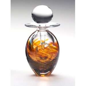  Amber Facet Perfume Bottle