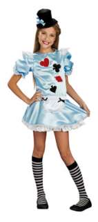 Alice in Wonderland Girls Costume size Tween Small  
