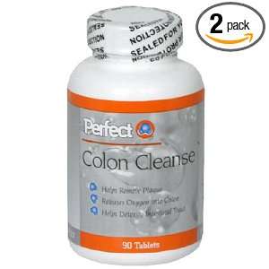  Perfect Colon Detox, 90 Tablets (Pack of 2) Health 