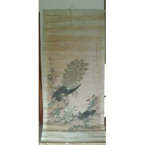  one Signed Scroll Painting by Liu Rong (1632 1693), Chinese Antique 