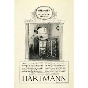  1924 Ad Antique Hartmann Wardrobe Travel Trunks Baggage 