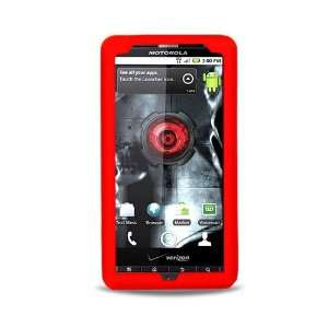  Motorola DROID X Xtreme MB810 (Verizon) Skin Case, Red 