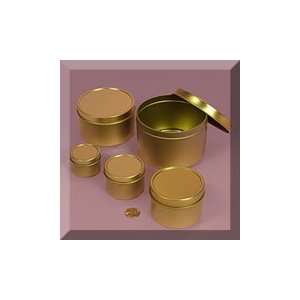 720ea   1 Oz Gold Deep Round Tin Can 