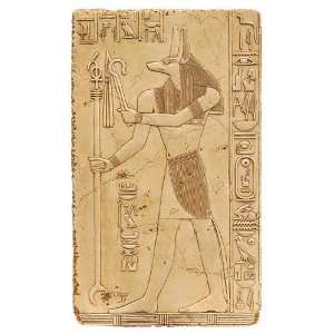  Anubis Standing Relief, Stone Finish   Grande Everything 