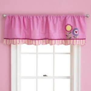    Too Good Luv Bug Window Valance by Jenny McCarthy White Baby