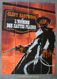 HIGH PLAINS DRIFTER * FRENCH 1 PANEL ORIG MOVIE POSTER  