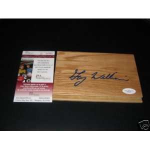 Gary Williams Maryland Jsa/coa Signed Floorboard   Sports Memorabilia 