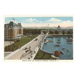  Empress Hotel and Parliament Buildings, Victoria, B.C 