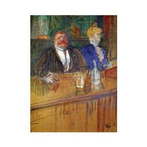  Toulouse Lautrec French Bar by Toulouse Lautrec. Size 15 