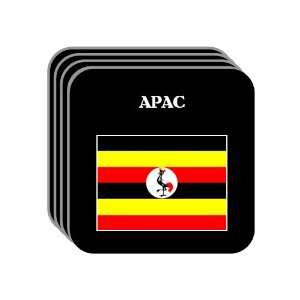  Uganda   APAC Set of 4 Mini Mousepad Coasters 