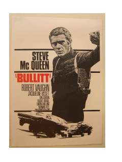 Steve Mcqueen Bullitt Poster Mc Queen Commercial  